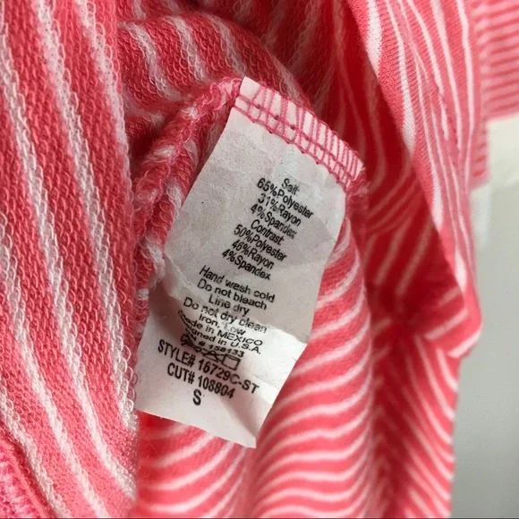 Pink Clover Stitch Fix Striped Top Buttons Down Back S - Picture 8 of 8